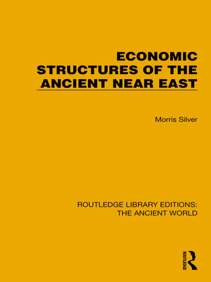 cover image of Economic Structures of the Ancient Near East